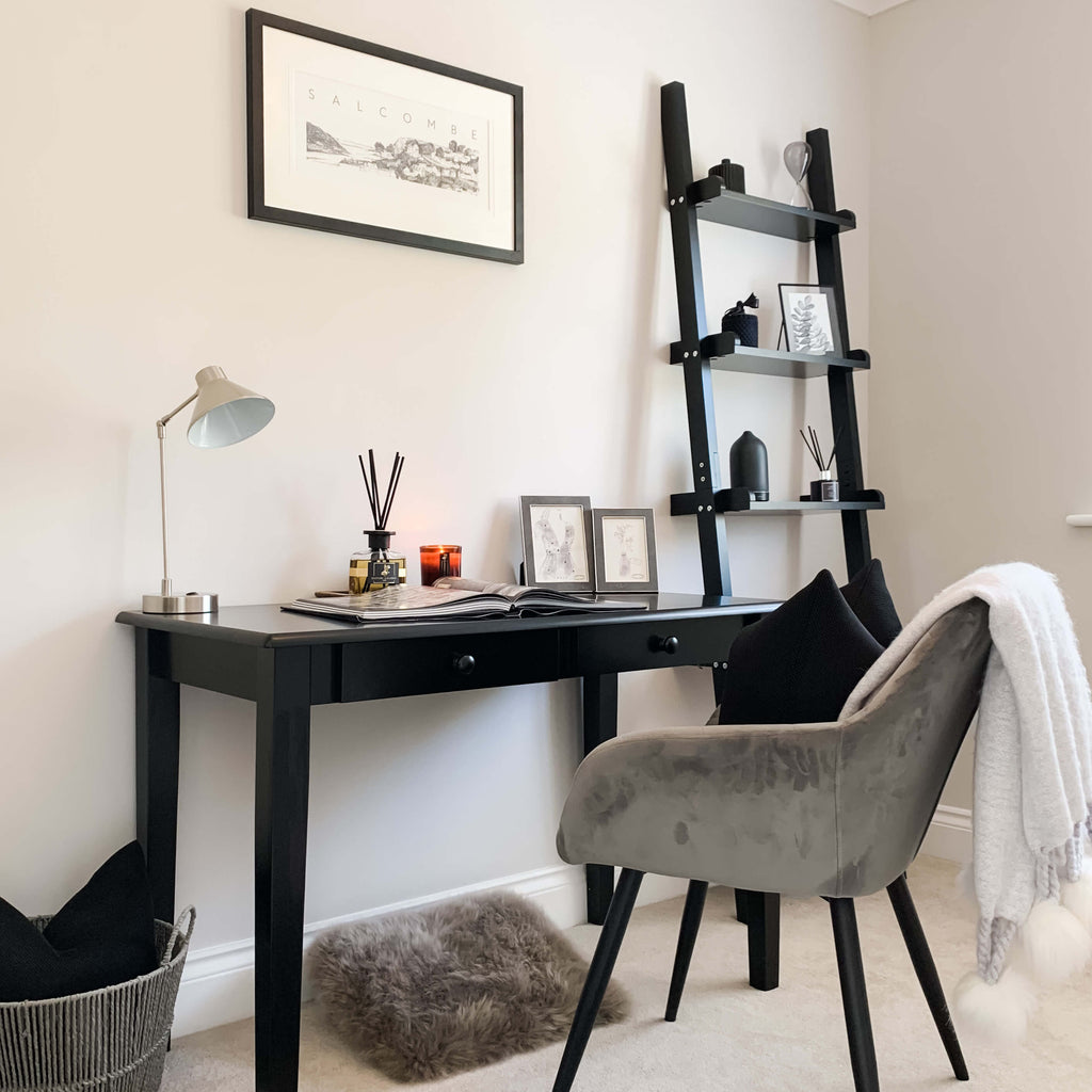 Framed Print-WF442F - Salcombe Pencil Landscape Framed Print-Whistlefish