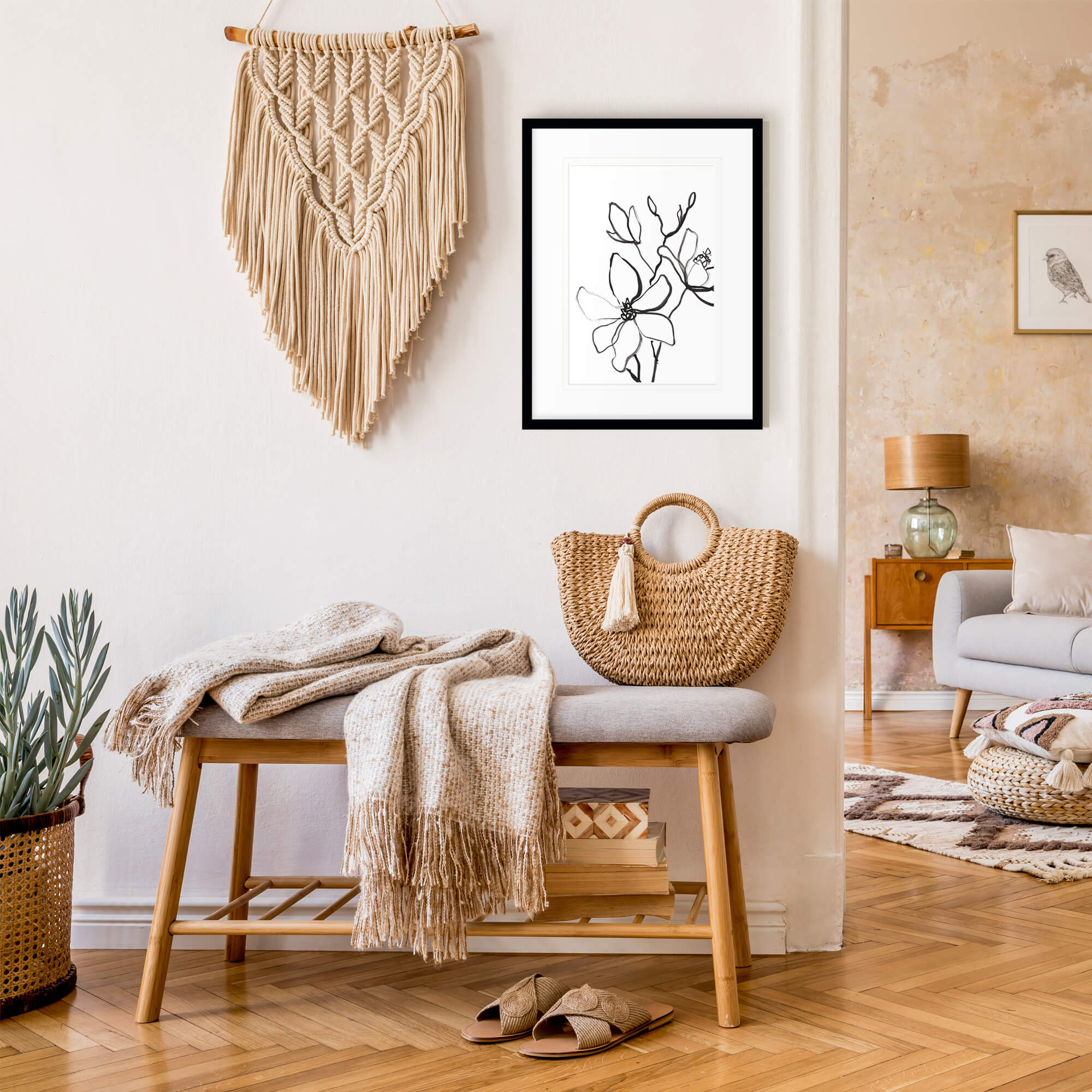 Framed Print-WF576F - Magnolia Framed Print-Whistlefish