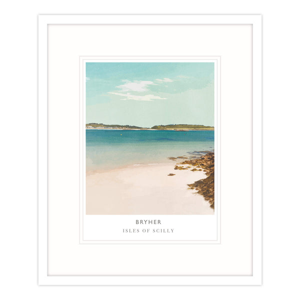 Framed Print-WF595F - Bryher Isles of Scilly Framed Print-Whistlefish