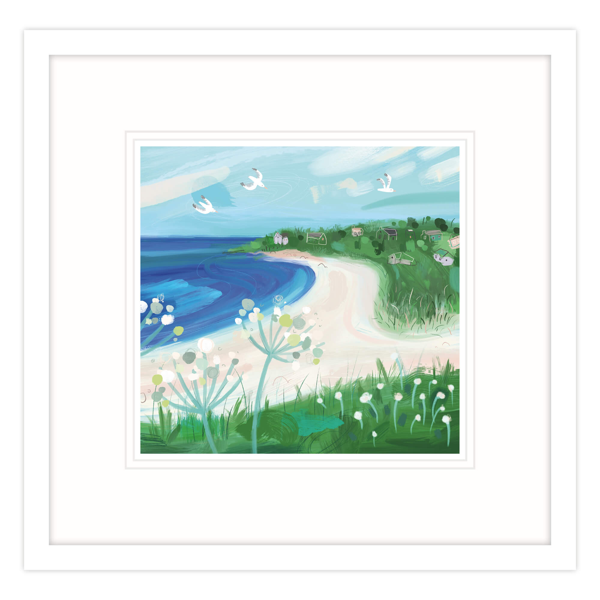 Framed Print-WF602F - Daymer Bay Framed Print-Whistlefish