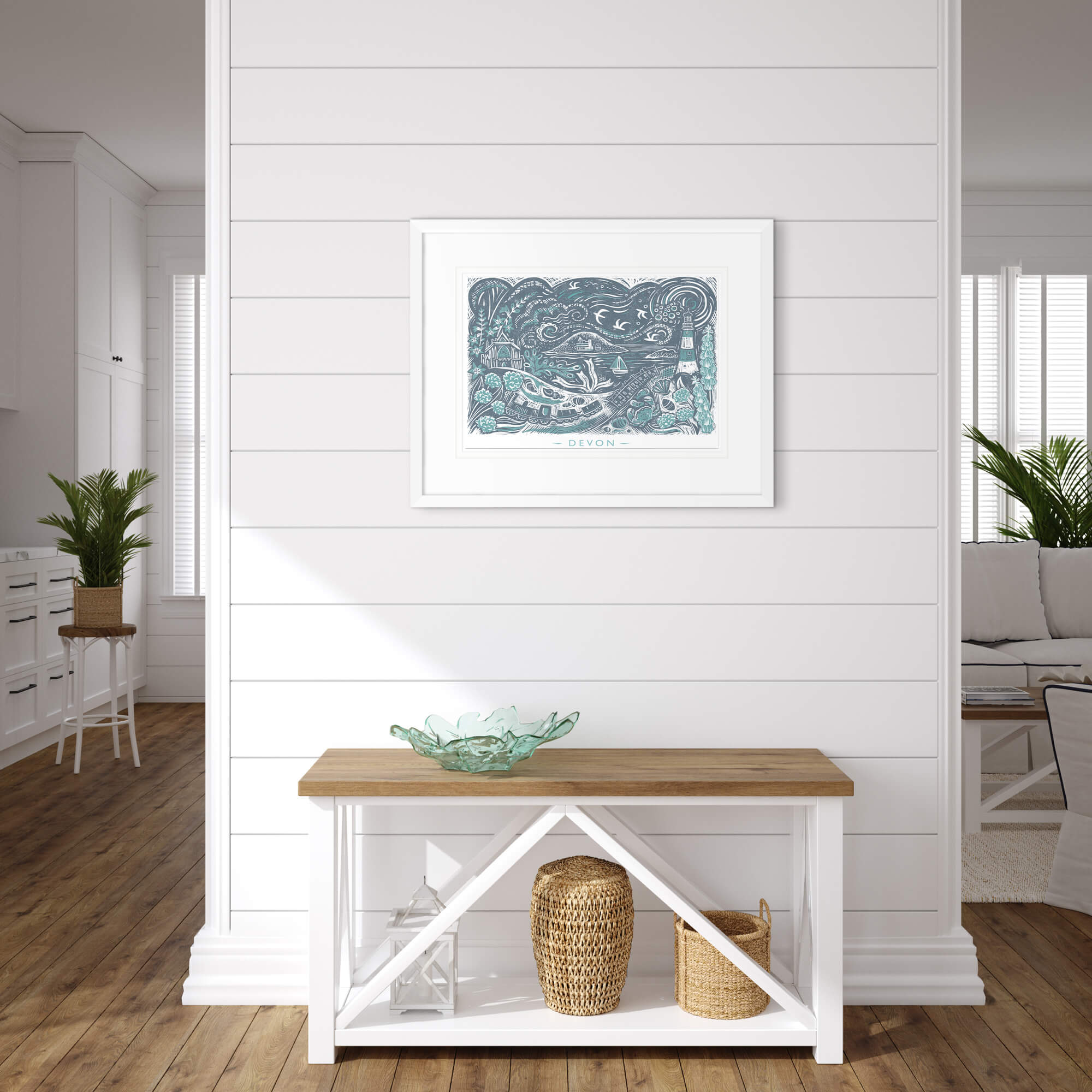 Framed Print-WF649F - Devon Lino Framed Print-Whistlefish