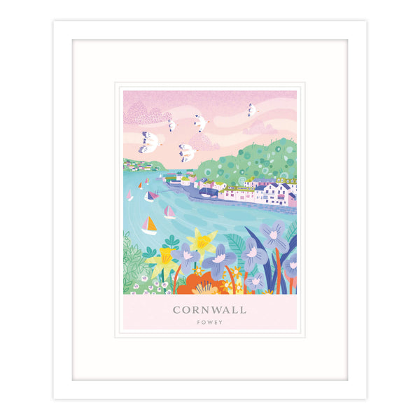 Framed Print-WF668F - Fowey Brights Small Framed Print-Whistlefish
