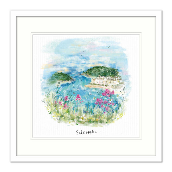 Framed Print-WF839F - Salcombe Dream View Small Framed Print-Whistlefish