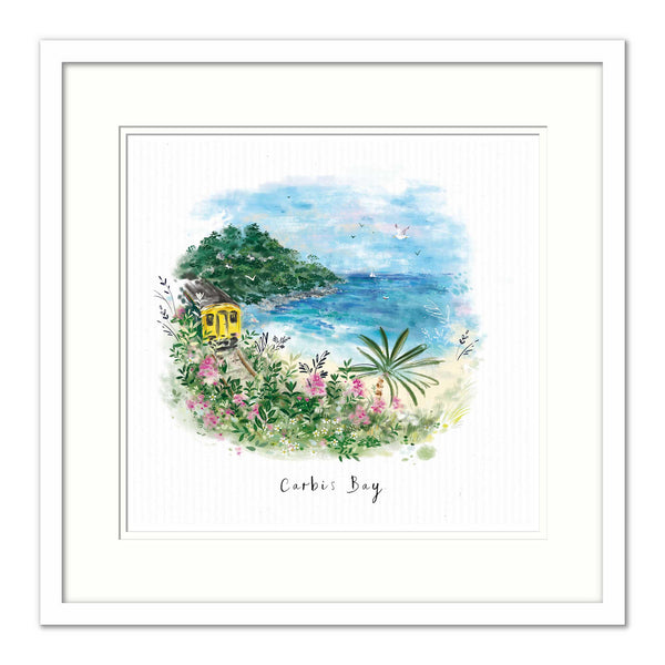 Framed Print-WF844F - Carbis Bay Dream View Small Framed Print-Whistlefish