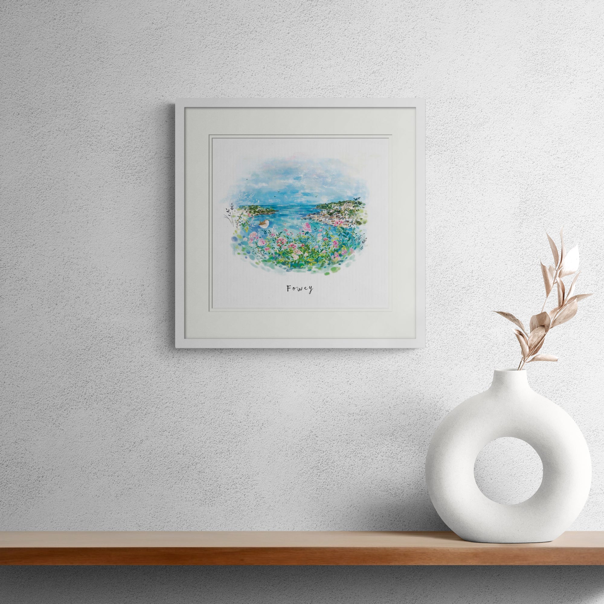 Framed Print - WF862F - Fowey Dream View Small Framed Print - Fowey Dream View Small Framed Print - Whistlefish