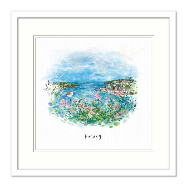 Framed Print-WF862F - Fowey Dream View Small Framed Print-Whistlefish