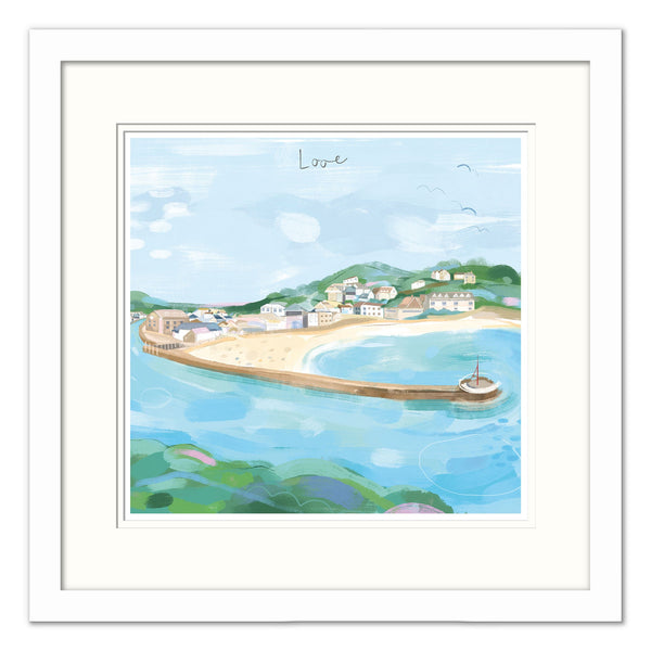 Framed Print-WF868F - Looe Small Framed Print-Whistlefish