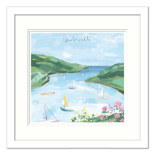Framed Print-WF869F - Dartmouth Small Framed Print-Whistlefish