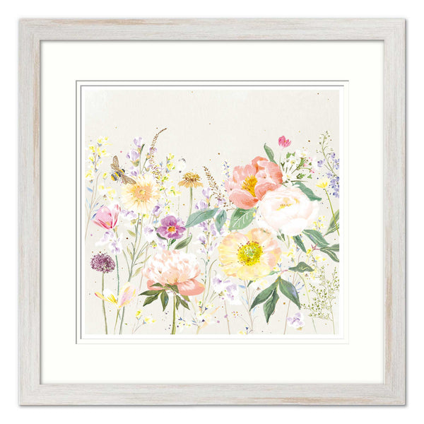 Framed Print-WF880F - Floral Bouquet Small Framed Print-Whistlefish