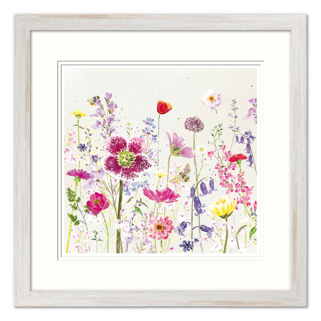 Framed Print-WF882F - Bluebells Small Framed Print-Whistlefish