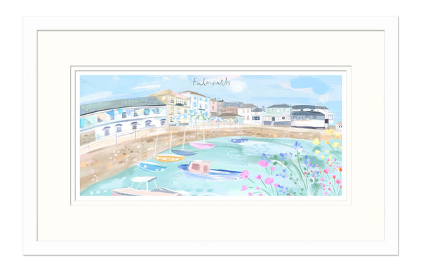 Framed Print-WF891F - Falmouth Small Framed Print-Whistlefish