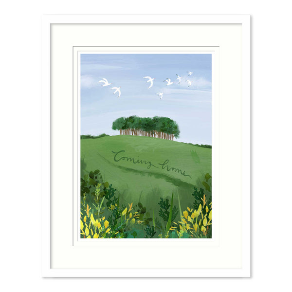 Framed Print-WF893F - Coming Home Med Framed Print-Whistlefish
