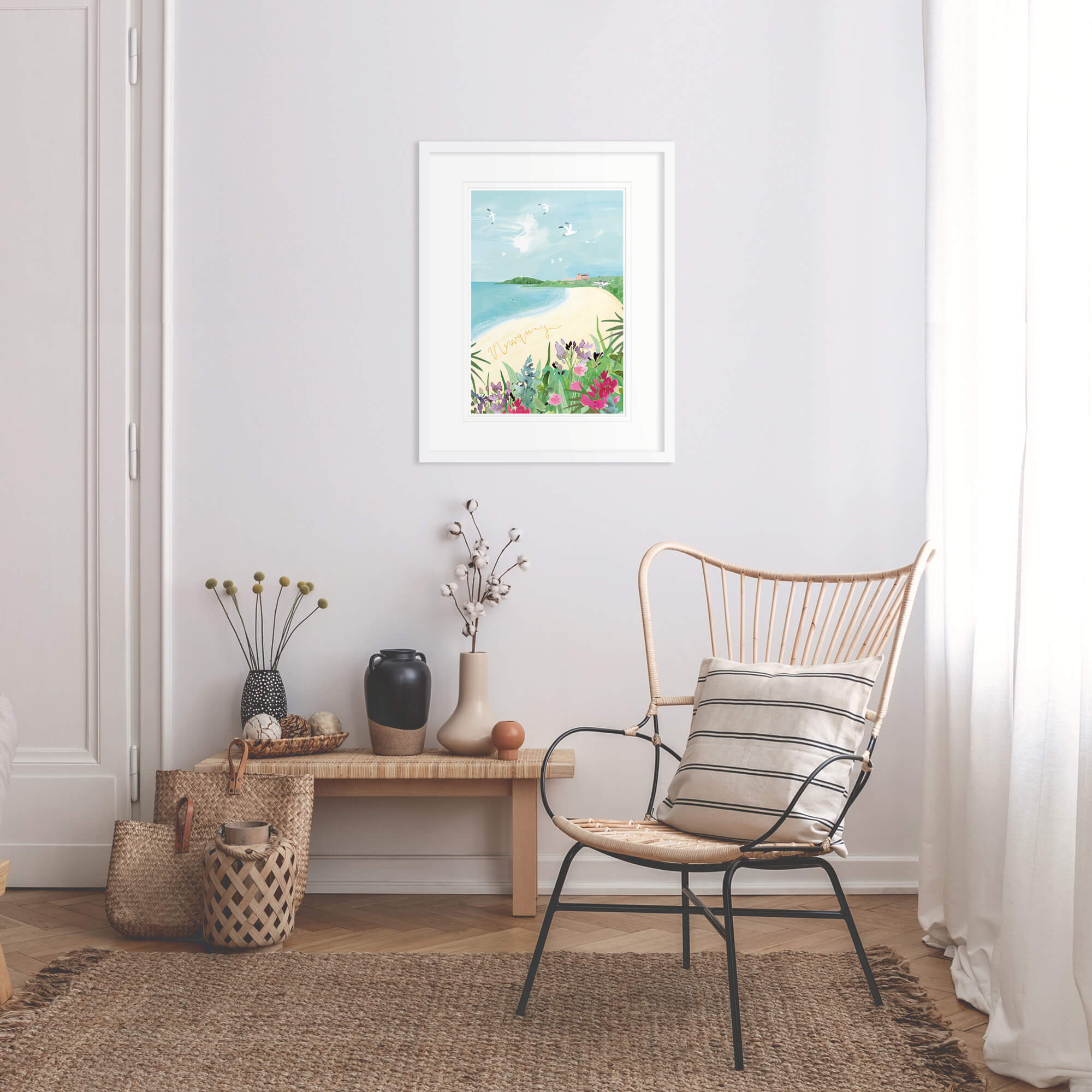 Framed Print-WF897F - Newquay Med Framed Print-Whistlefish