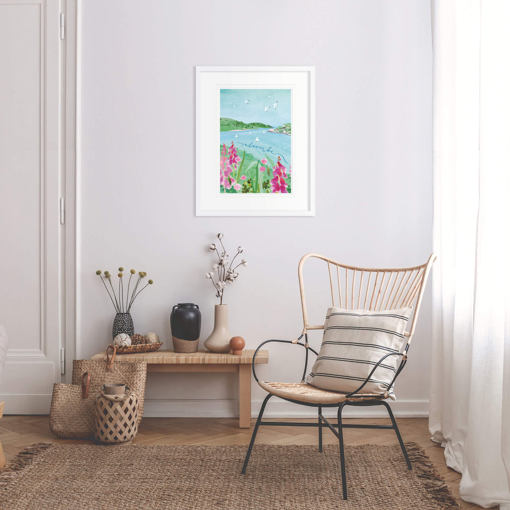 Framed Print-WF899F - Salcombe Med Framed Print-Whistlefish