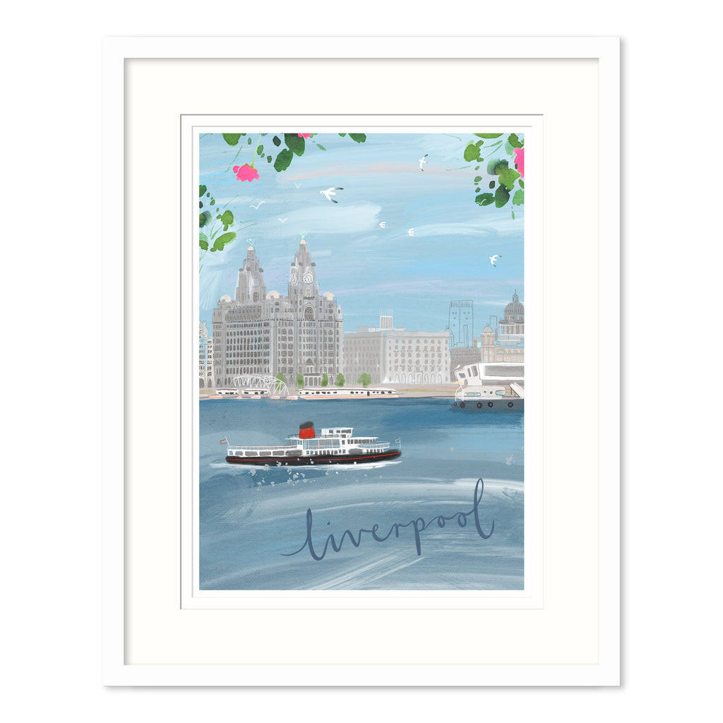 Framed Print-WF908F - Liverpool Med Framed Print-Whistlefish