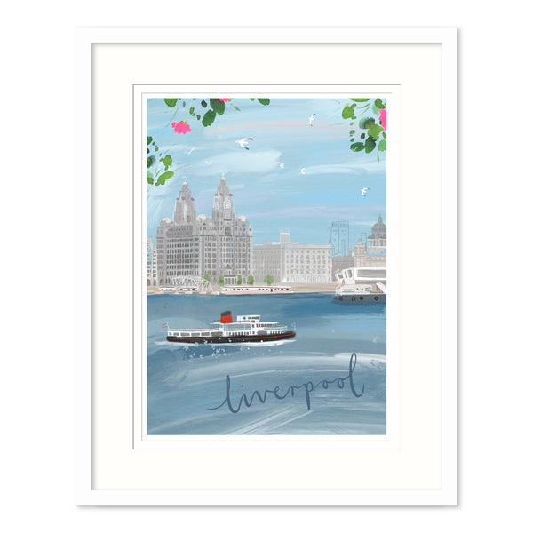 Framed Print-WF908F - Liverpool Med Framed Print-Whistlefish