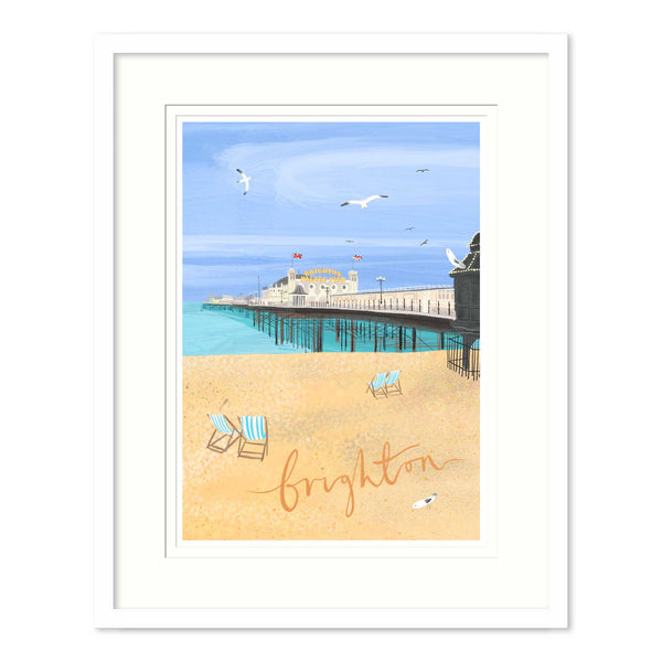 Framed Print-WF910F - Brighton Med Framed Print-Whistlefish