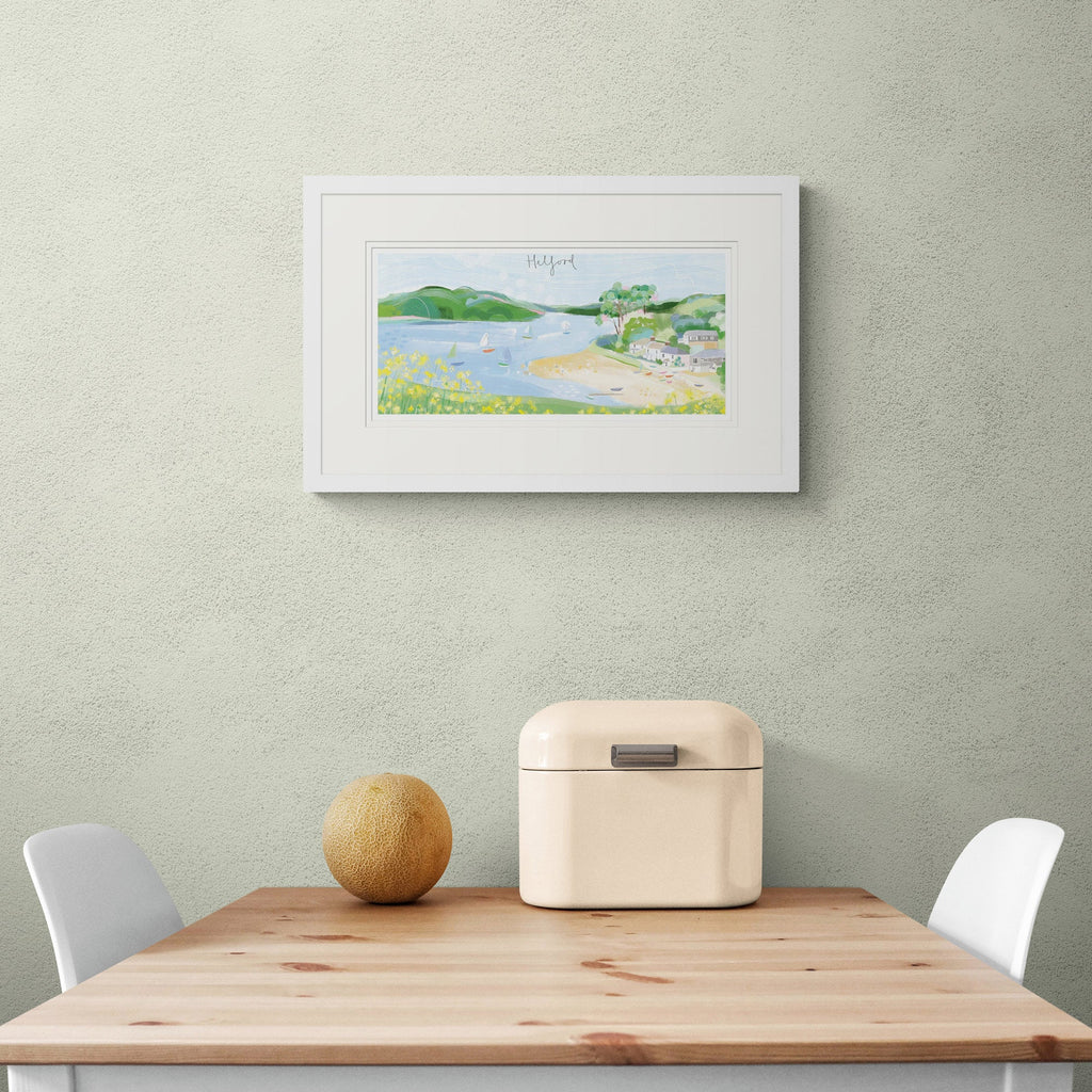 Framed Print - WF914F - Helford med framed print - Helford med framed print - Whistlefish