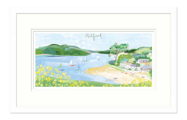Framed Print-WF914F - Helford med framed print-Whistlefish