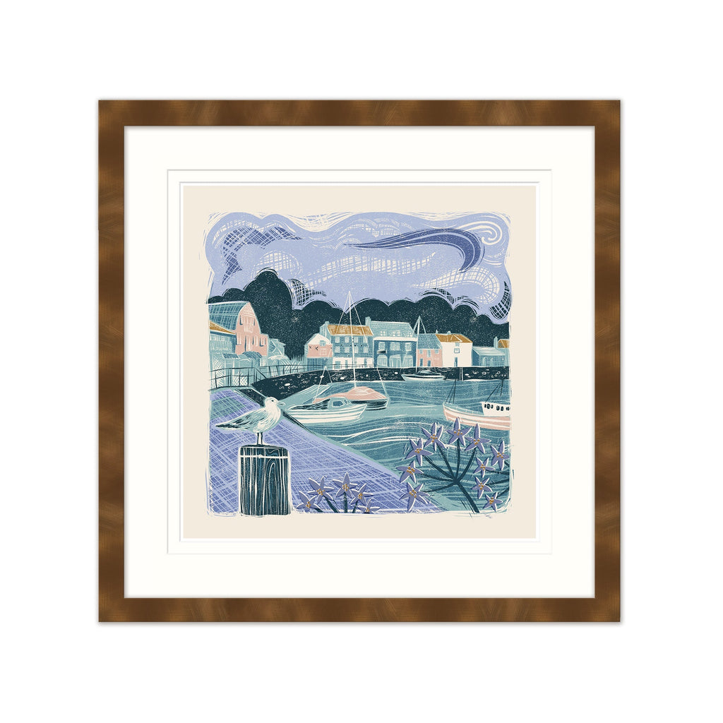 Framed Print - WF927F - Padstow Quay Summer - Padstow Quay Summer - Whistlefish