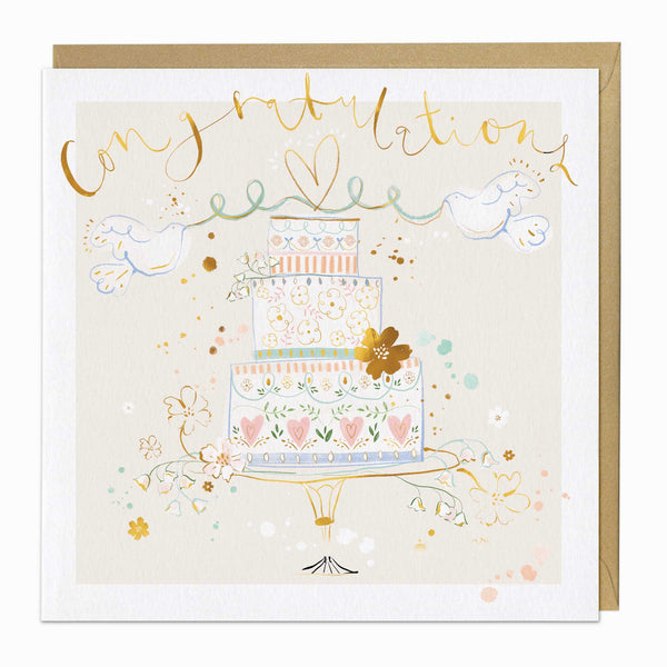 G308 - Congratulations Cake Card