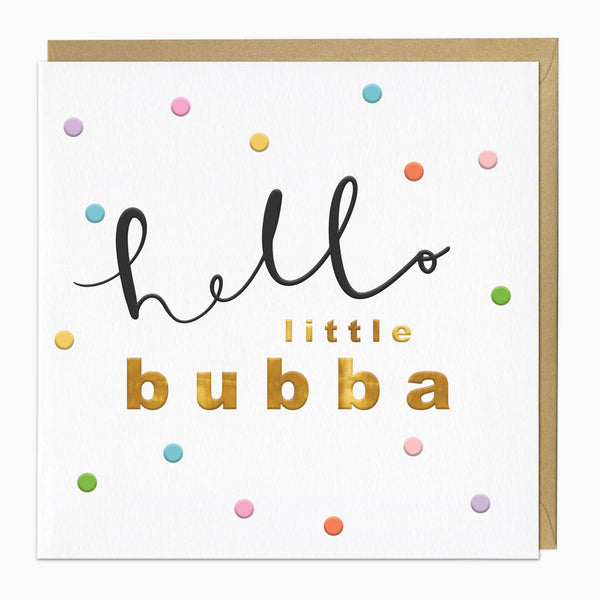 G309 - Hello Little Bubba Card