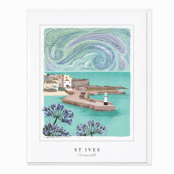 G334 - St Ives Lino Art Card