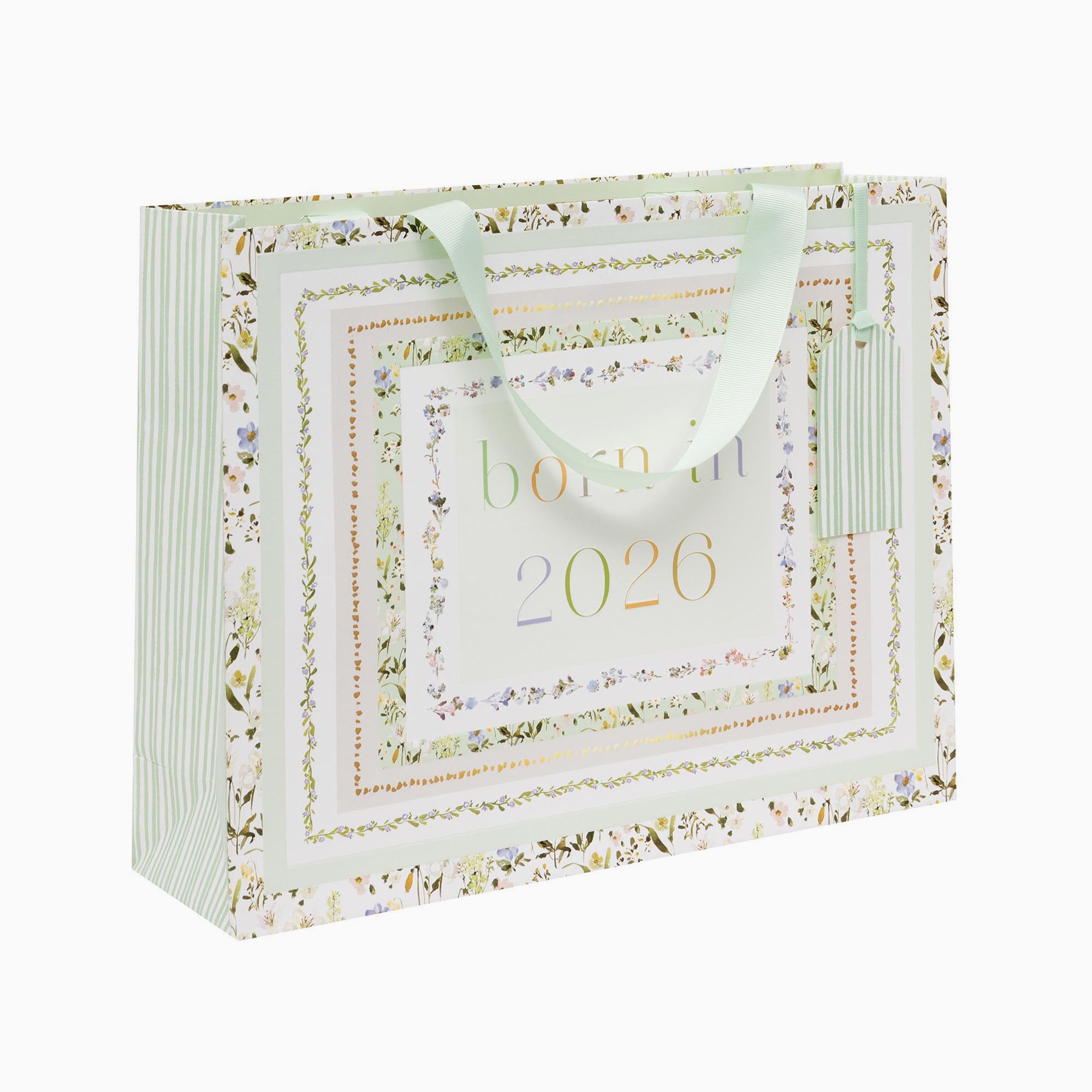 Gift Bag-GHS2644 - Baby Bloom 2026 Large Landscape Gift Bag-Glick