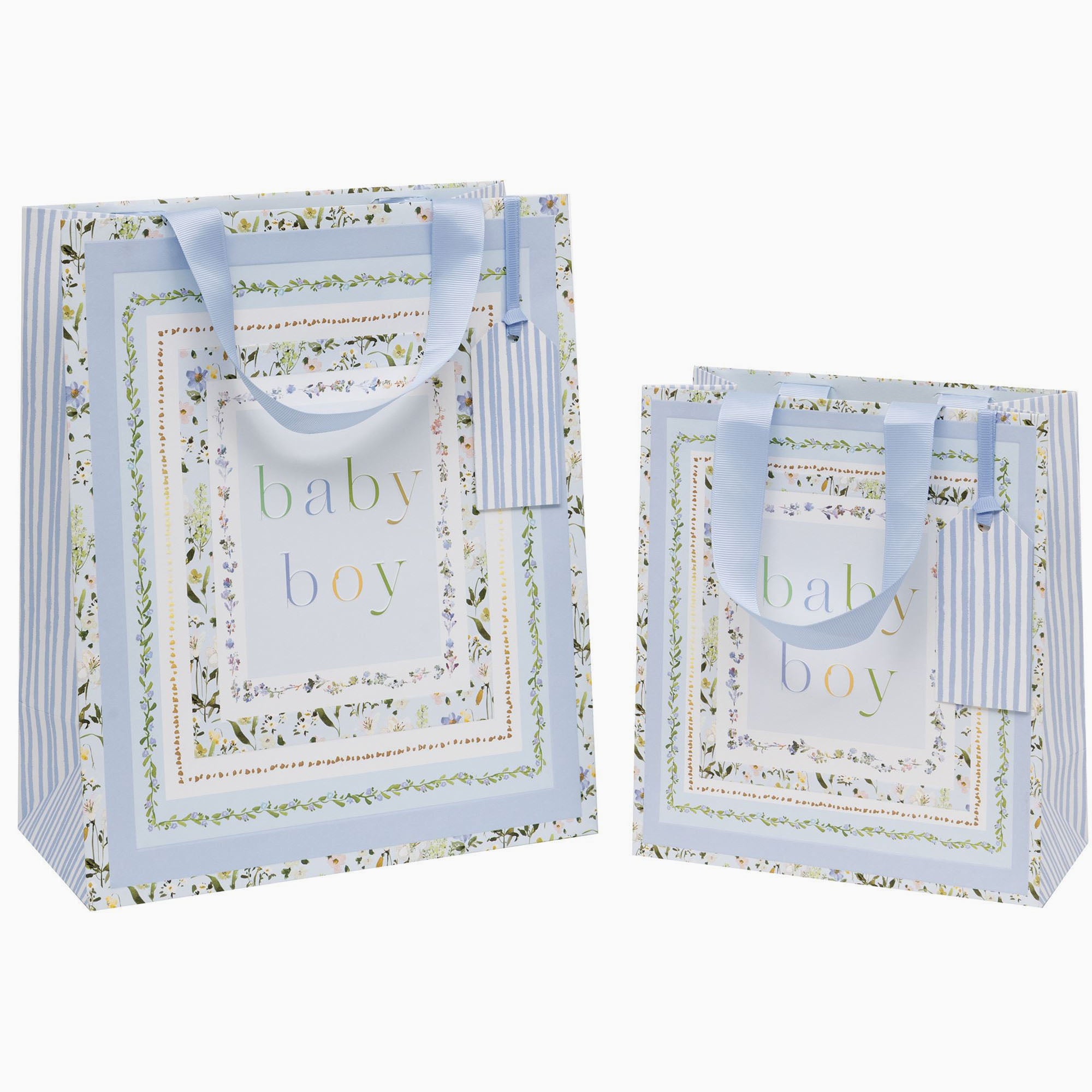 Gift Bag-GMS2643 - Bloom Boy Medium Gift Bag-Glick