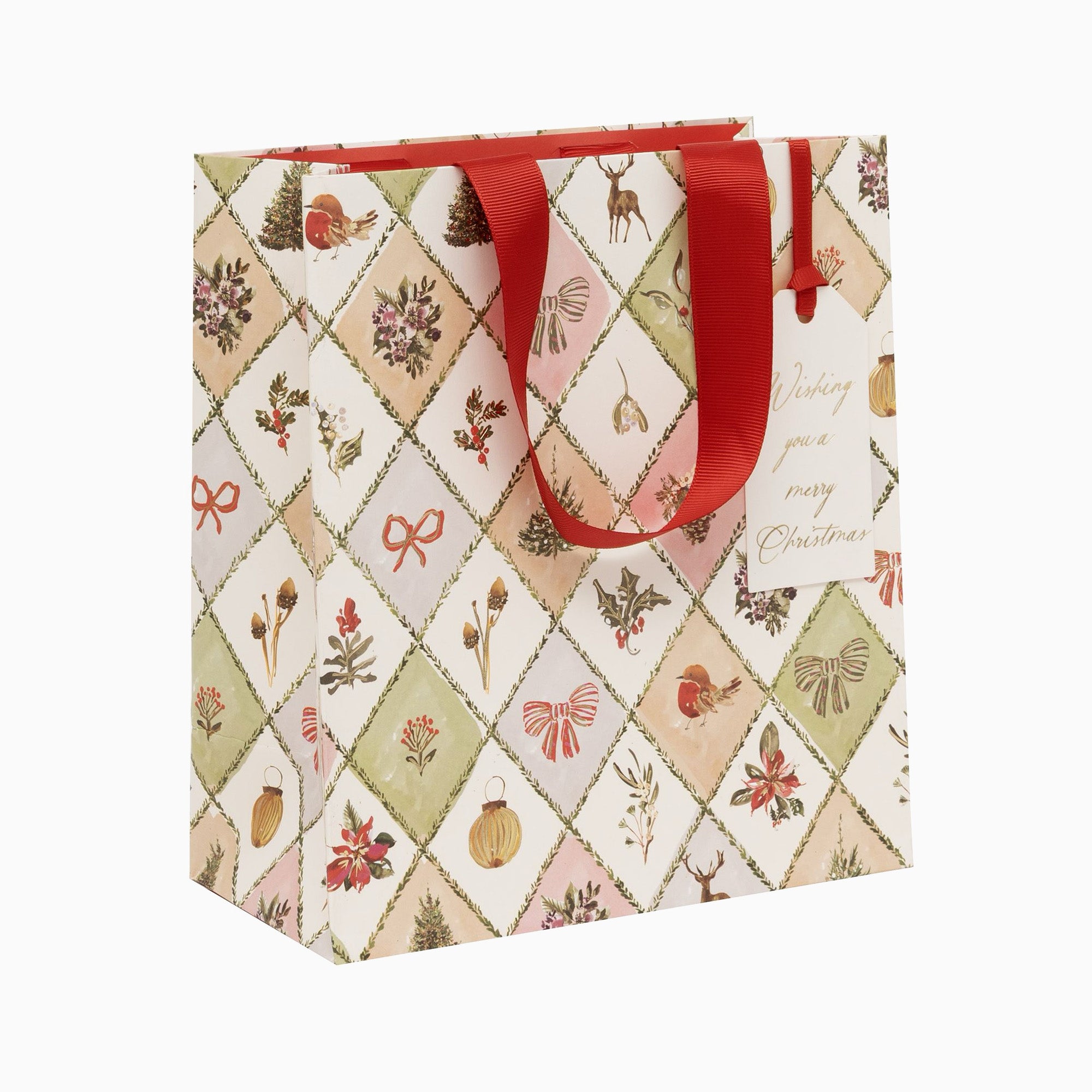 GMSX2671 - Winter Weave Medium Gift Bag