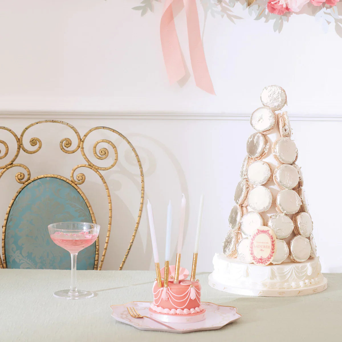 Party Candles-223470 - Gold Dipped Party Candles-Meri Meri