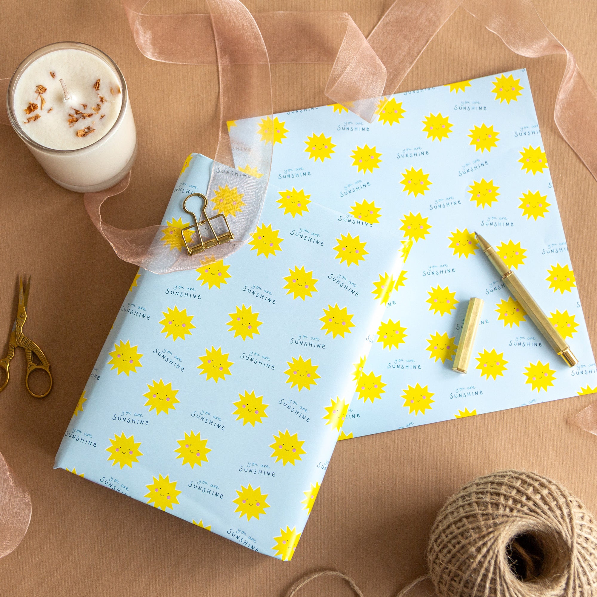 Wrapping Paper-GWP152 - Sunshine Wrapping Paper-Whistlefish