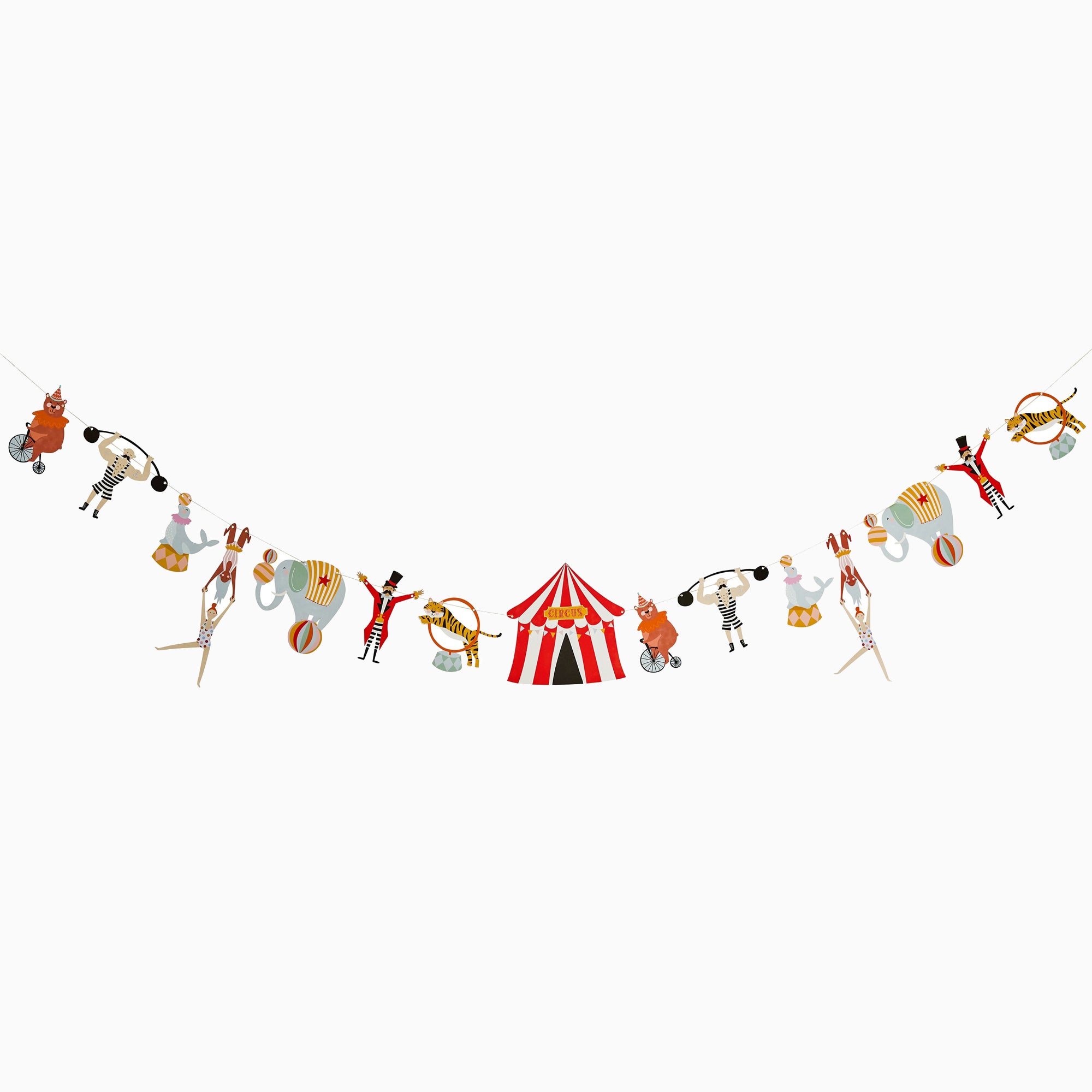 Garland-HBCP101 - Circus Card Garland-Hootyballoo