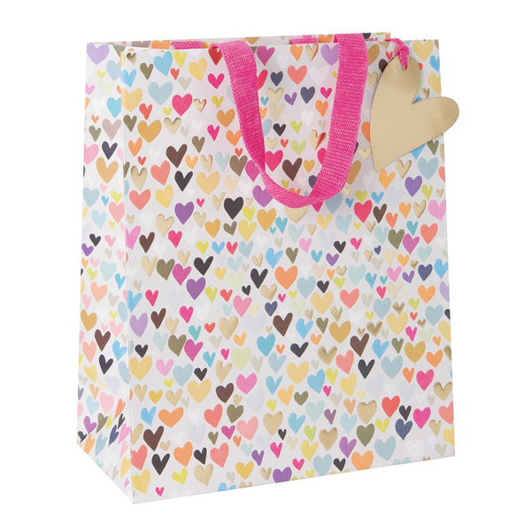 Gift Bag - GLPS127 - Besotted Hearts Luxury Large Gift Bag - Besotted Hearts Luxury Large Gift Bag- Whistlefish