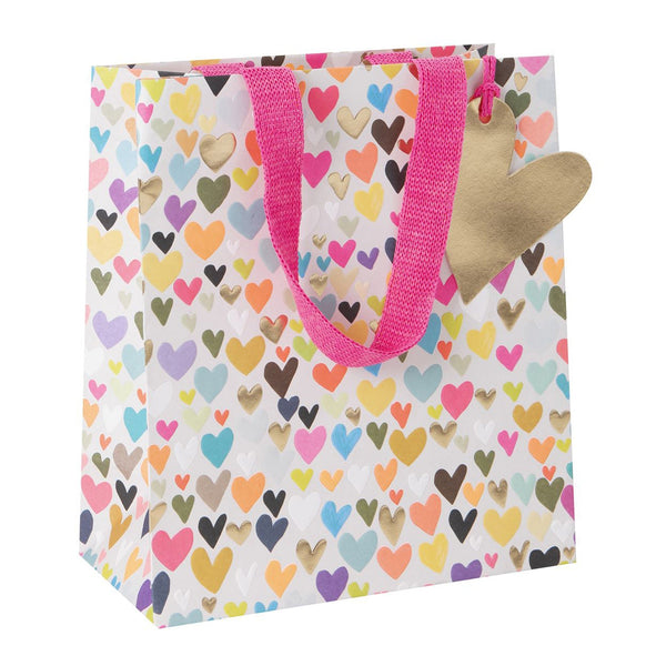 Gift Bag - GMPS127 - Besotted Hearts Luxury Medium Gift Bag - Besotted Hearts Luxury Medium Gift Bag- Whistlefish