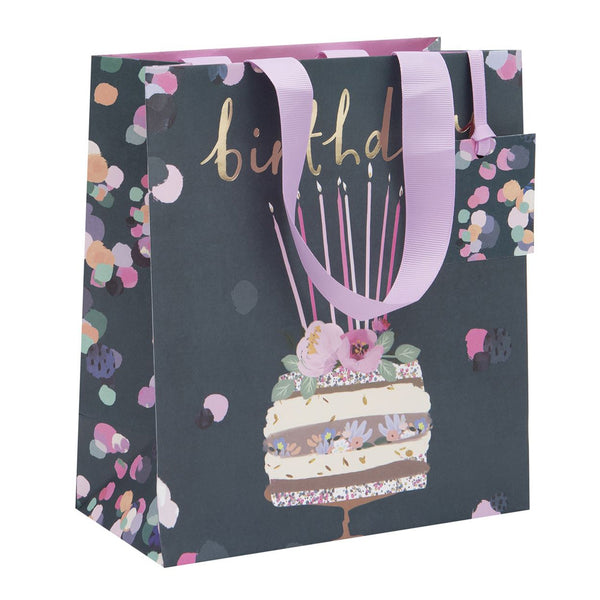 Gift Bag - GMST60 - Birthday Cake Luxury Medium Gift Bag - Birthday Cake Luxury Medium Gift Bag- Whistlefish