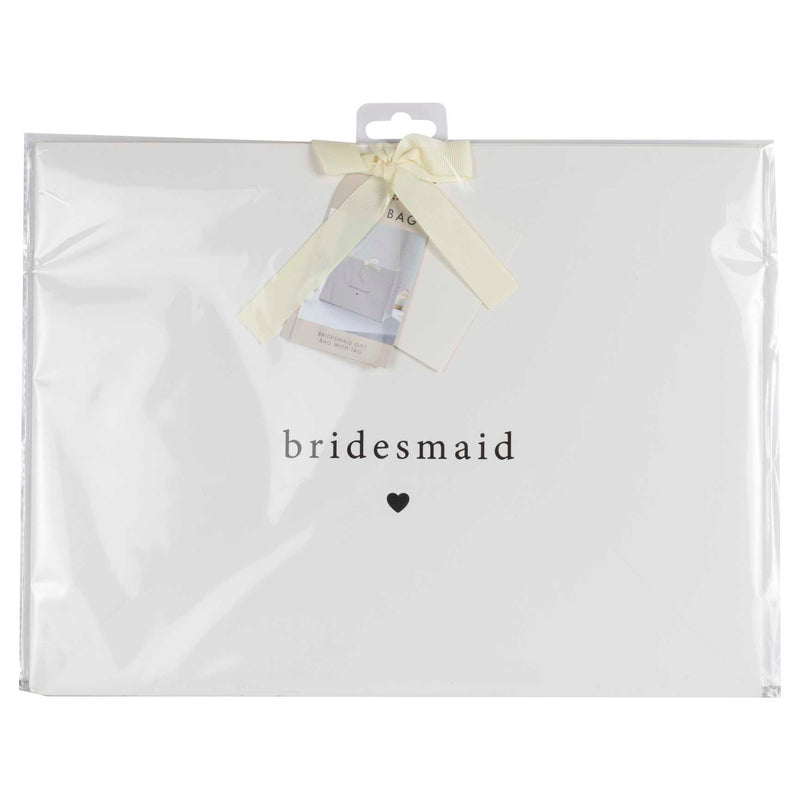 Gift Bag - ML-137 - White Bridesmaid Gift Bag - White Bridesmaid Gift Bag - Whistlefish