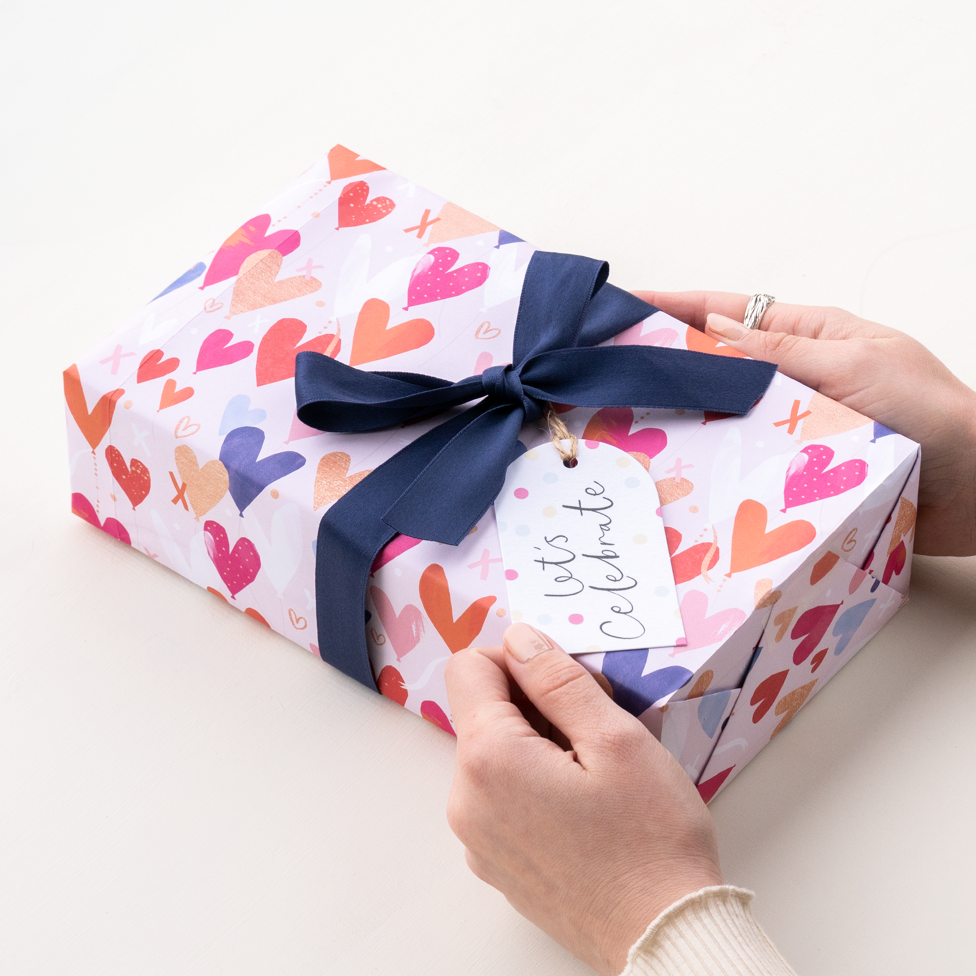 Gift Tag - GWT12 - Celebrate Spot Pink Gift Tags (Pack of 6) - Celebration Spot Pink Gift Tag