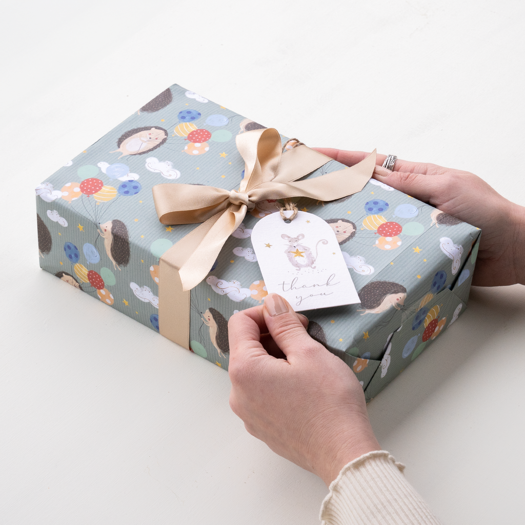 Gift Tag - GWT14 - Thank You Mouse Gift Tags (Pack of 6) - Thank you mouse Gift Tag - Whistlefish