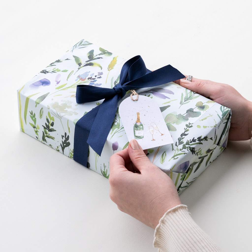 Gift Tag - GWT19 - Champagne Gift Tags (Pack of 6) - Champagne Gift Tag - Whistlefish