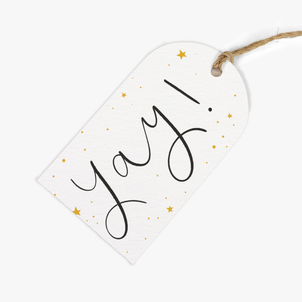 Gift Tag-GWT31 - Yay! Gift Tags (Pack of 6)-Whistlefish