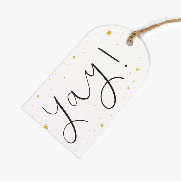 Gift Tag-GWT31 - Yay! Gift Tags (Pack of 6)-Whistlefish
