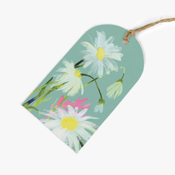 Gift Tag-GWT38 - Messy Daisies Gift Tags (Pack of 6)-Whistlefish