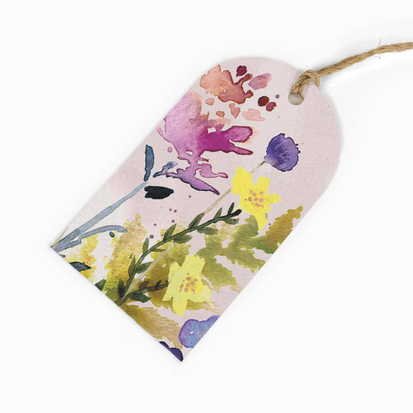 Gift Tag-GWT39 - Blue Poppy & Thyme Gift Tags (Pack of 6)-Whistlefish