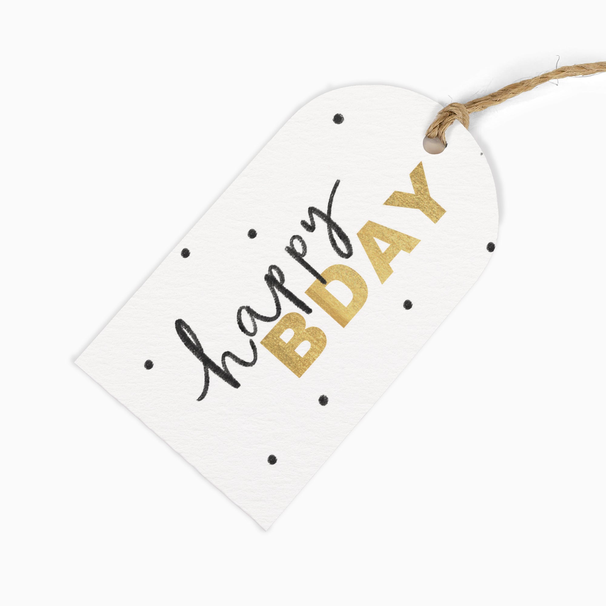 Gift Tag-GWT48 - Bday Text Gift Tag-Whistlefish