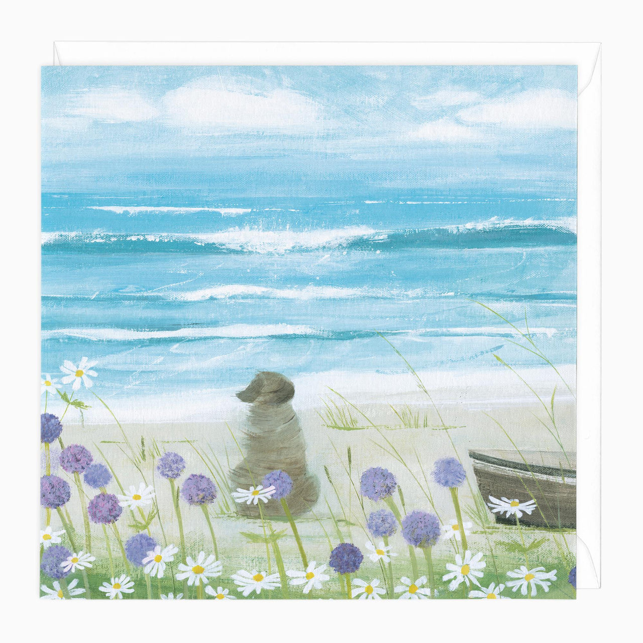 Greeting Card-A283 - Breakers Art Card-Hannah Cole