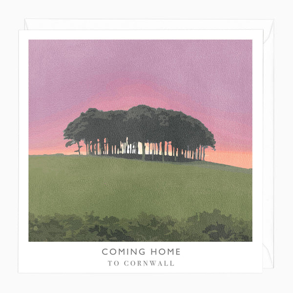 Greeting Card-A795 - Coming Home To Cornwall Travel Art Card-Whistlefish