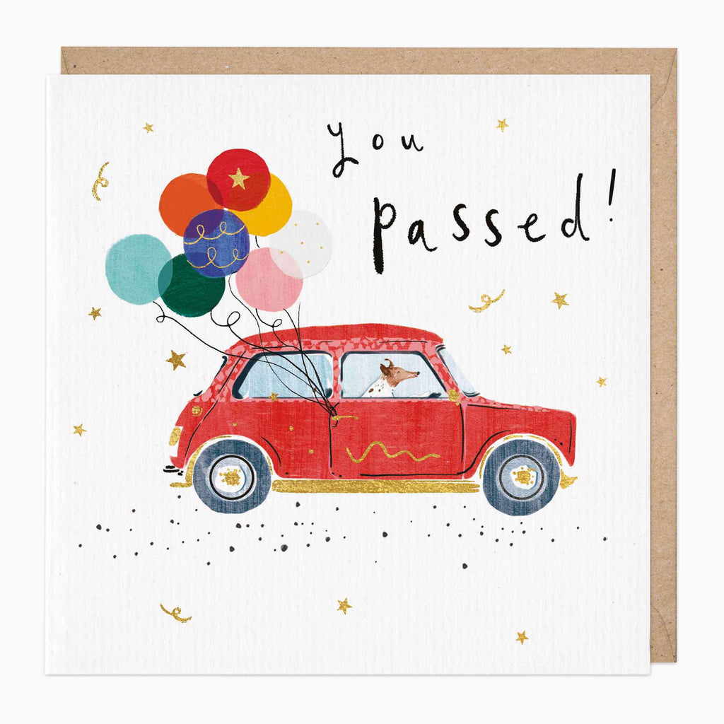 Greeting Card-E095 - You Passed Card-Whistlefish