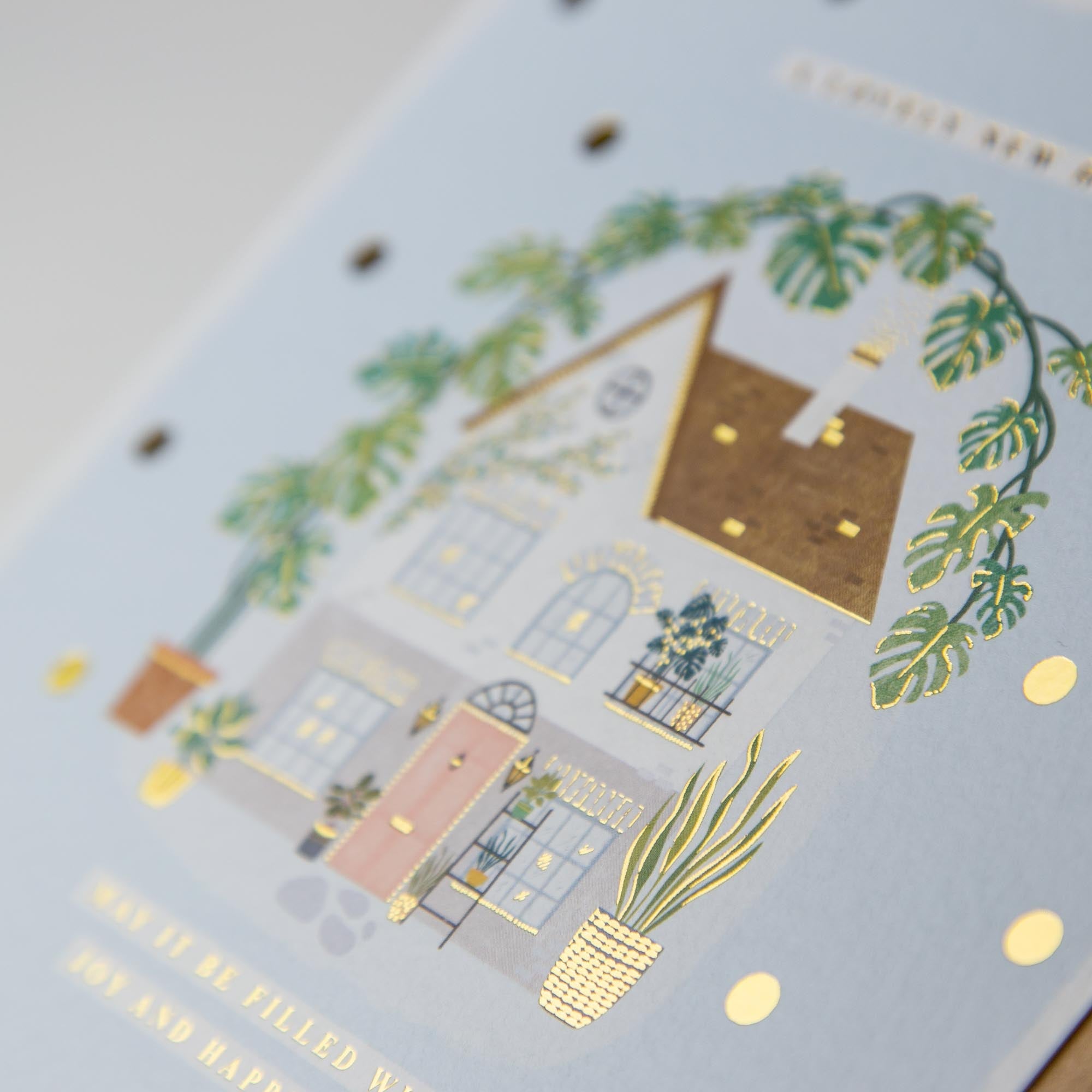 Greeting Card-E201 - New Home Outdoor Plant Card-Whistlefish