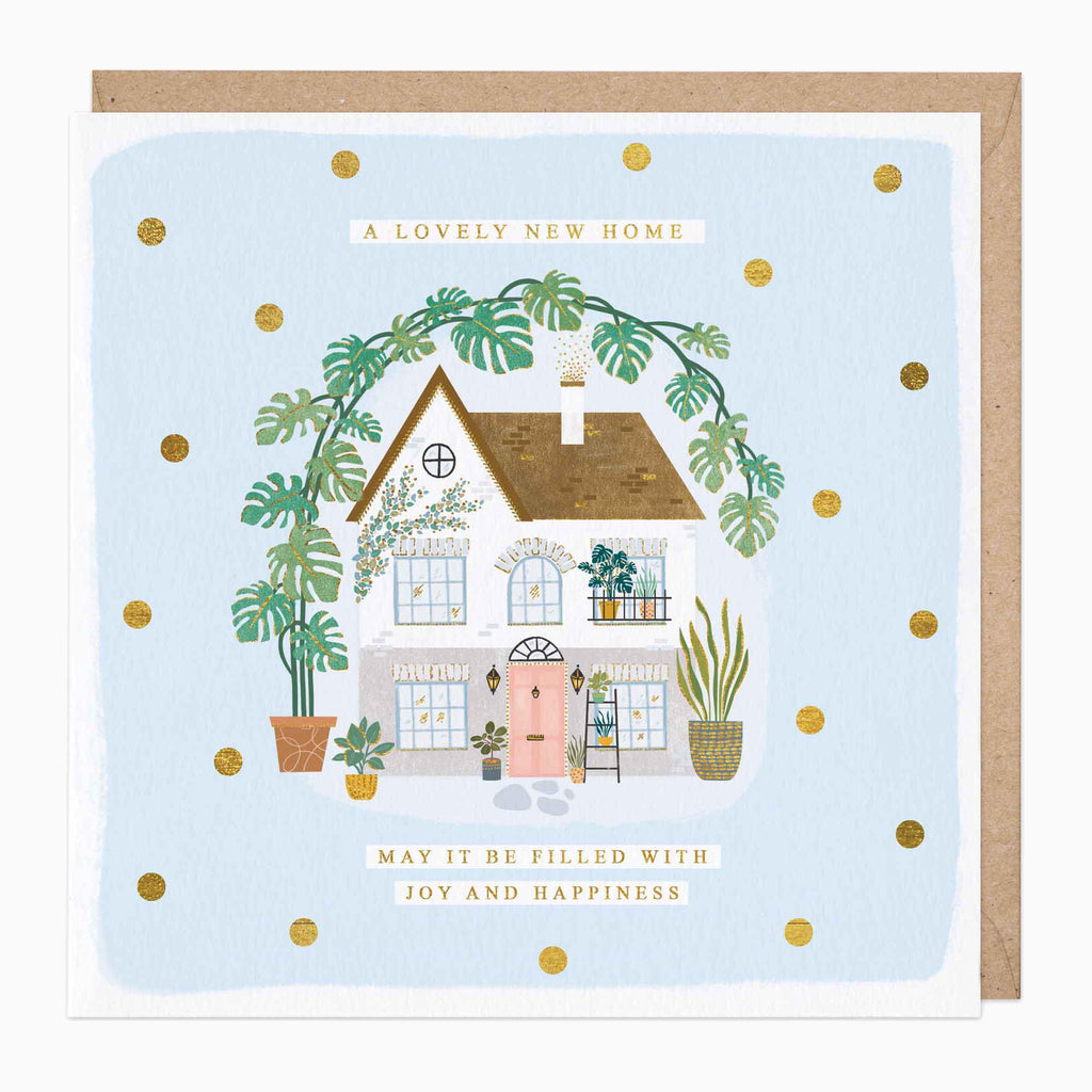 Greeting Card-E201 - New Home Outdoor Plant Card-Whistlefish